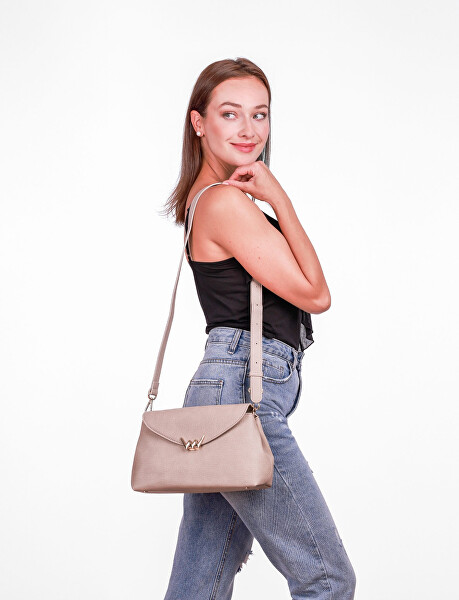 Dámská crossbody kabelka Leera Dusty Beige