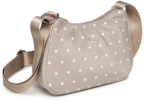 Dámská crossbody kabelka Liva Dotty Beige Banana Bag