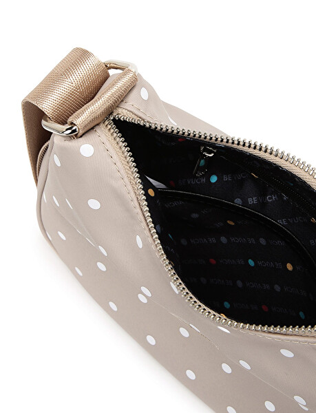 Dámská crossbody kabelka Liva Dotty Beige Banana Bag
