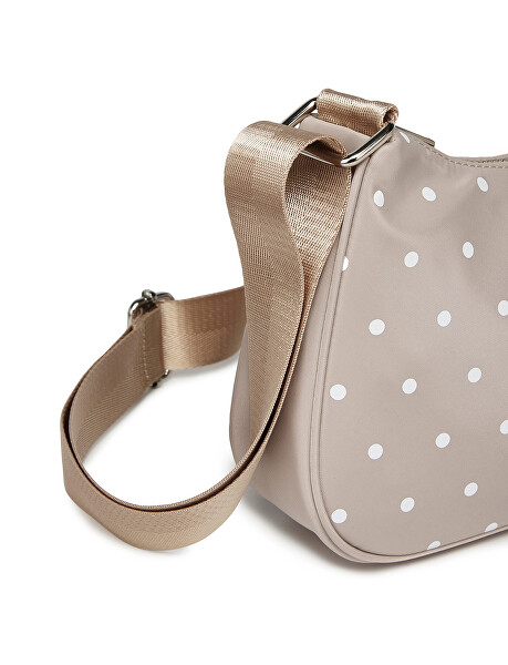 Dámská crossbody kabelka Liva Dotty Beige Banana Bag