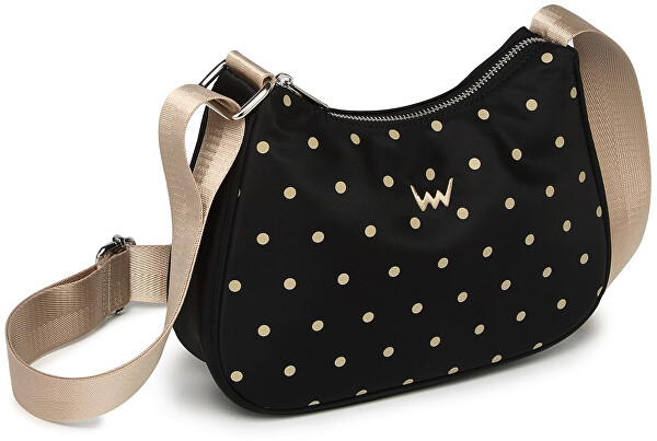 Dámská crossbody kabelka Liva Dotty Black Banana Bag