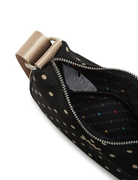 Dámská crossbody kabelka Liva Dotty Black Banana Bag