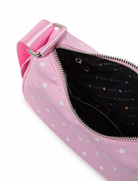 Dámská crossbody kabelka Liva Dotty Pink Banana Bag