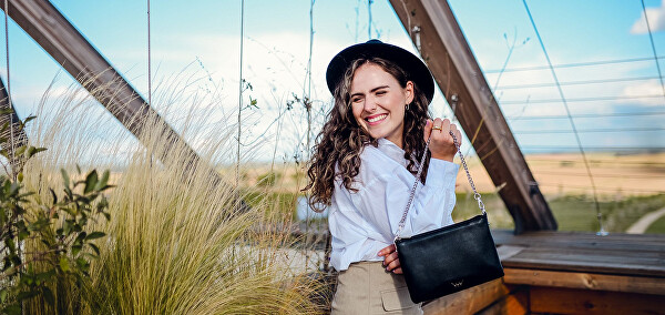 Dámská crossbody kabelka Lylann Black