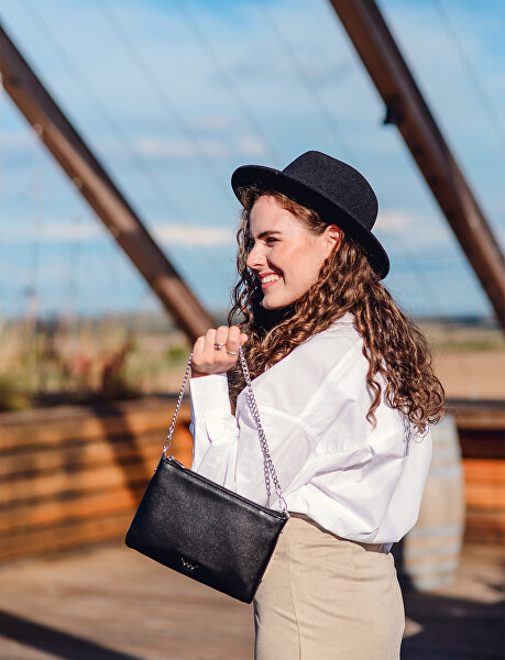 Dámská crossbody kabelka Lylann Black