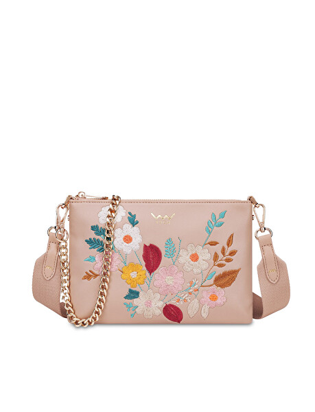 Dámská crossbody kabelka Lylann Flowers Beige