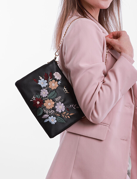 Dámská crossbody kabelka Lylann Flowers Black