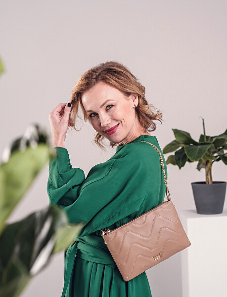 Dámská crossbody kabelka Lylann QTD Brown