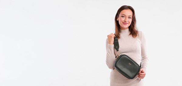 Dámská crossbody kabelka Massimo Dark Green