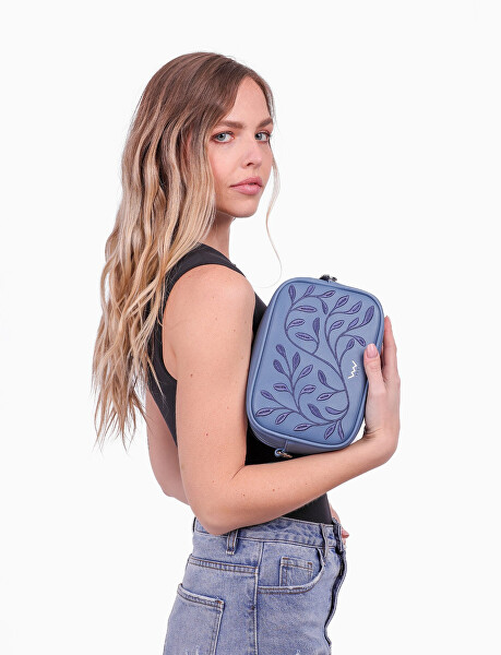 Dámska crossbody kabelka Massimo Mini Leaves Blue