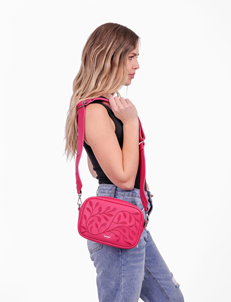 Dámská crossbody kabelka Massimo Mini Leaves Pink