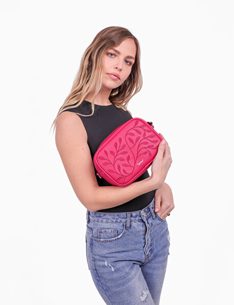 Dámská crossbody kabelka Massimo Mini Leaves Pink