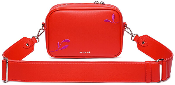 Dámská crossbody kabelka Massimo Mini Leaves Red