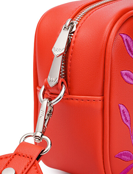 Dámská crossbody kabelka Massimo Mini Leaves Red