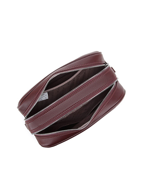 Dámská crossbody kabelka Massimo Striped Dark Wine