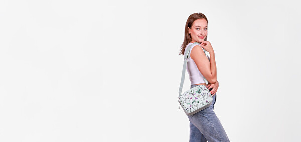 Dámská crossbody kabelka Massimo Wildflowers Green