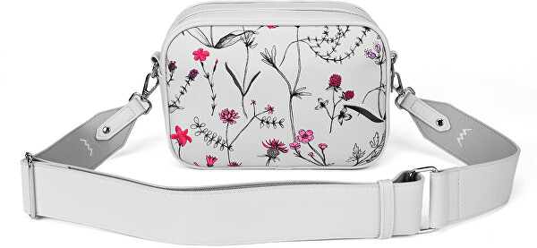 Dámská crossbody kabelka Massimo Wildflowers Grey