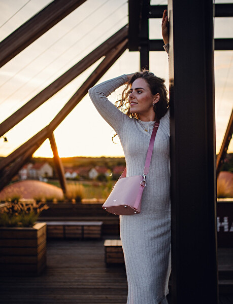 Dámská crossbody kabelka Merise Pink