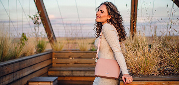 Dámská crossbody kabelka Merise Pink