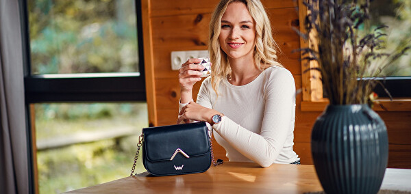 Dámská crossbody kabelka Metta Dark Blue