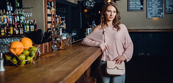 Dámská crossbody kabelka Metta Pink