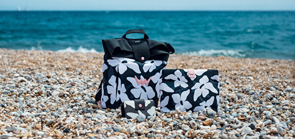 Dámská crossbody kabelka Mitch Flowers White