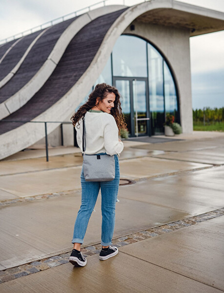 Dámská crossbody kabelka Mitch Light Grey