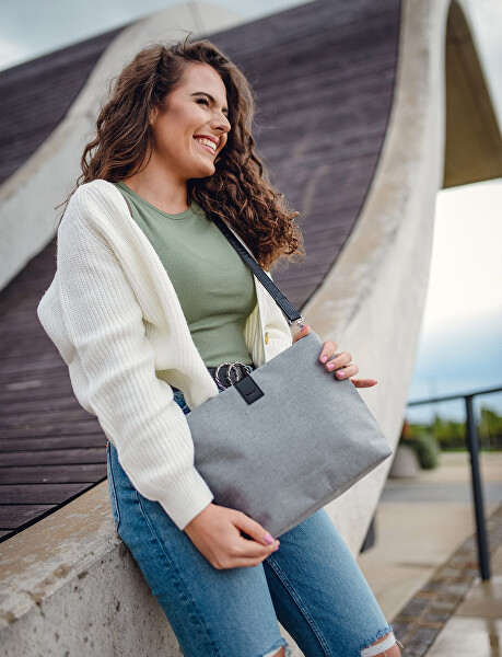 Dámská crossbody kabelka Mitch Light Grey