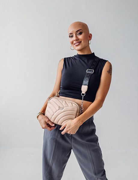Dámská crossbody kabelka Nelly Beige