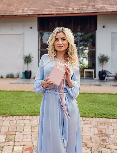 Dámská crossbody peněženka Rosia Light Pink