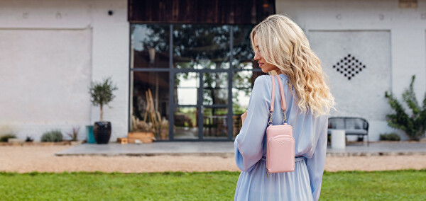 Dámská crossbody peněženka Rosia Light Pink
