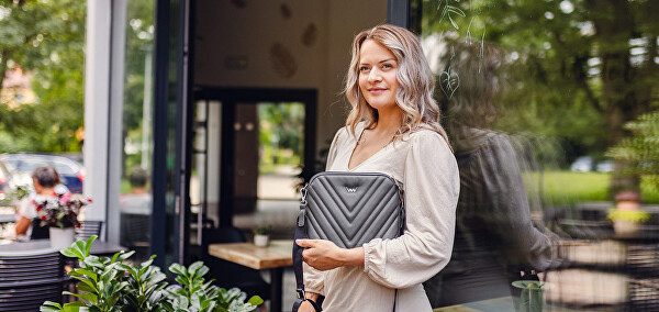 Dámská crossbody kabelka Pirett Grey