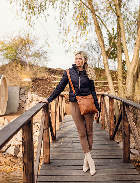 Dámská crossbody kabelka Prisco Brown