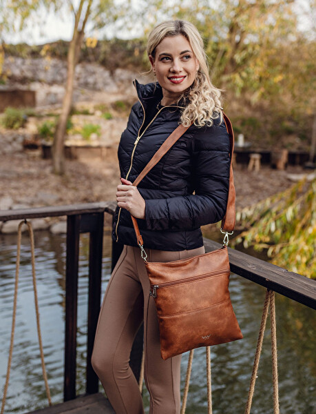 Dámská crossbody kabelka Prisco Brown