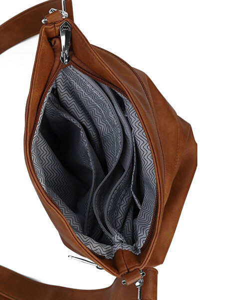 Dámská crossbody kabelka Prisco Brown