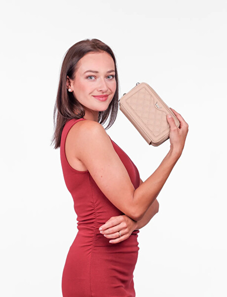 Dámská crossbody peněženka Akyra Beige