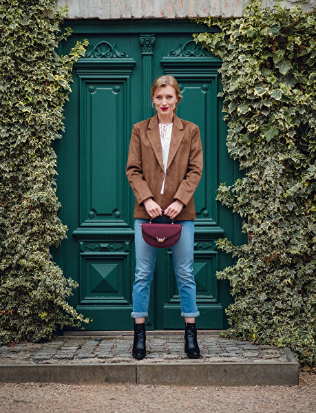 Dámská crossbody peněženka Arysta Wine Red