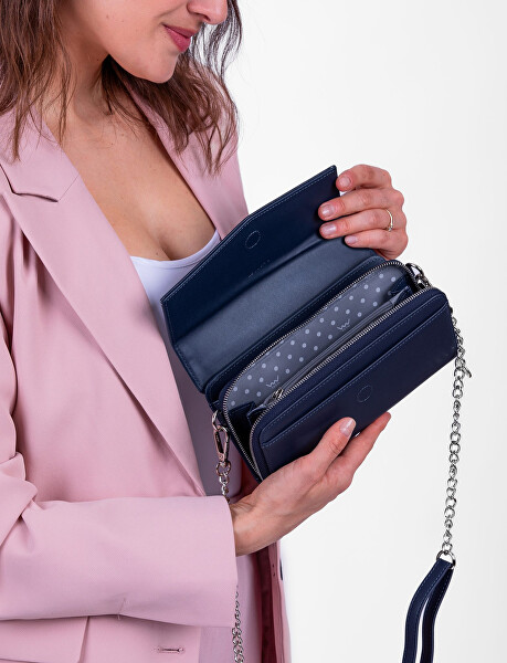 Dámská crossbody peněženka Bessy Blue