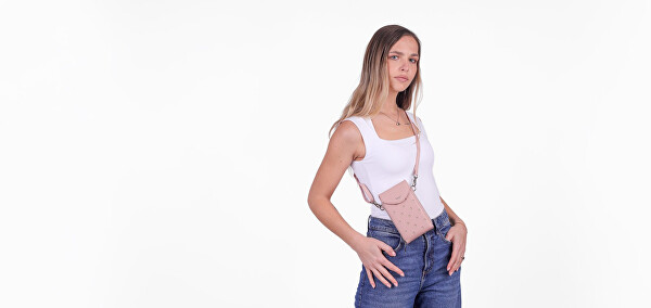 Dámská crossbody peněženka Chanthal Dotty Pink