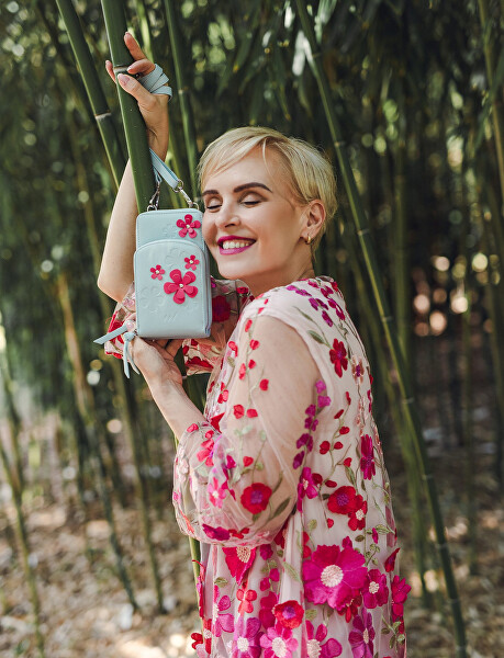 Dámská crossbody peněženka Daisy Glow Blue