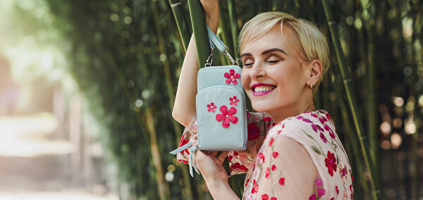 Dámská crossbody peněženka Daisy Glow Blue