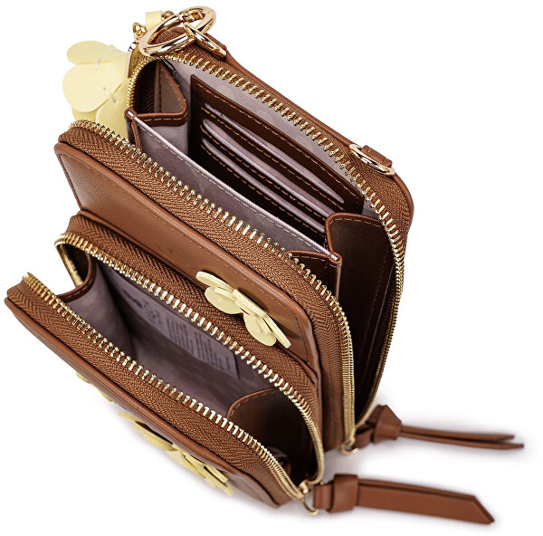 Dámská crossbody peněženka Daisy Glow Brown