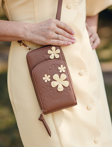 Dámská crossbody peněženka Daisy Glow Brown