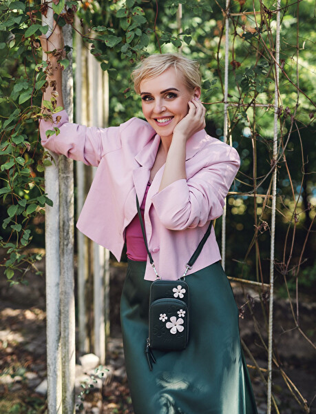 Dámská crossbody peněženka Daisy Glow Green
