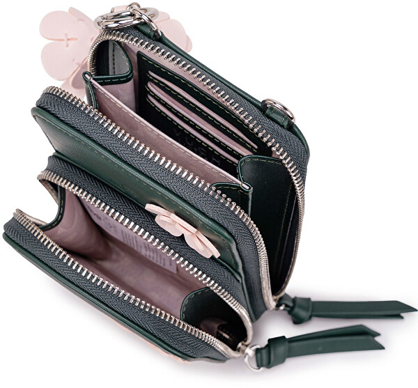 Dámská crossbody peněženka Daisy Glow Green