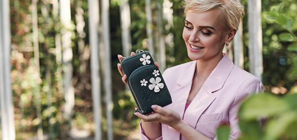 Dámská crossbody peněženka Daisy Glow Green