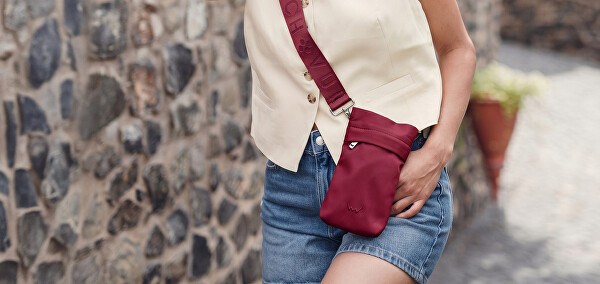 Dámská crossbody peněženka Mida Wine