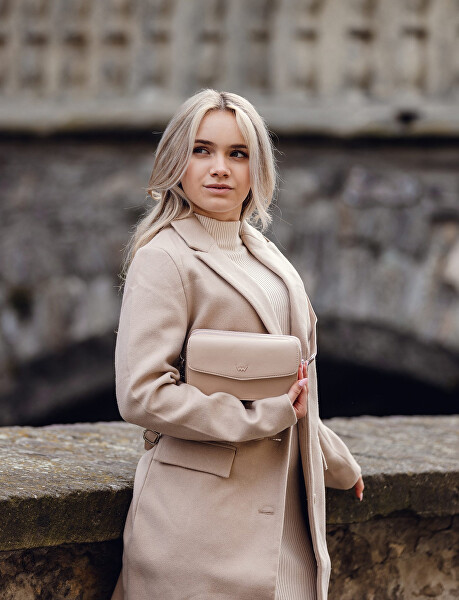 Dámská crossbody peněženka Moana Beige