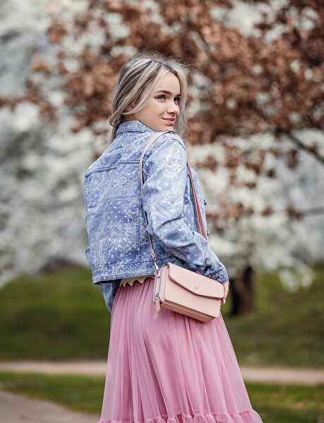 Dámská crossbody peněženka Moana Pink