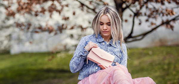 Dámská crossbody peněženka Moana Pink